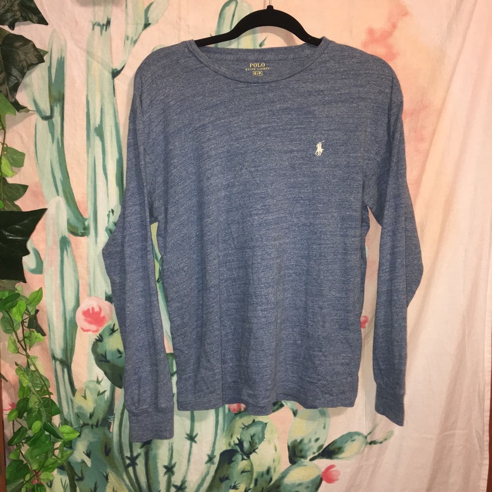 Men’s Poly By Ralph Lauren Long Sleeve Tee Marled